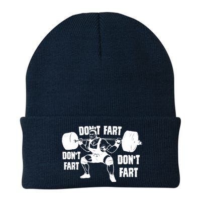 Don't Fart Funny Fitness Gym Workout Weights Squat Knit Cap Winter Beanie