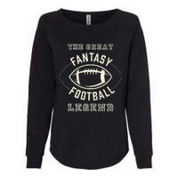 Distressed Fantasy Football Legend Womens California Wash Sweatshirt