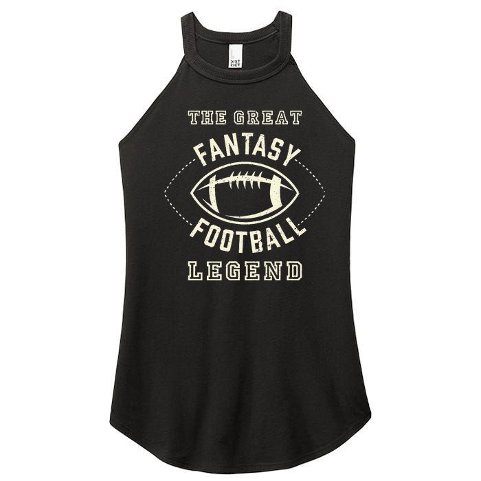 Distressed Fantasy Football Legend Women's Perfect Tri Rocker Tank