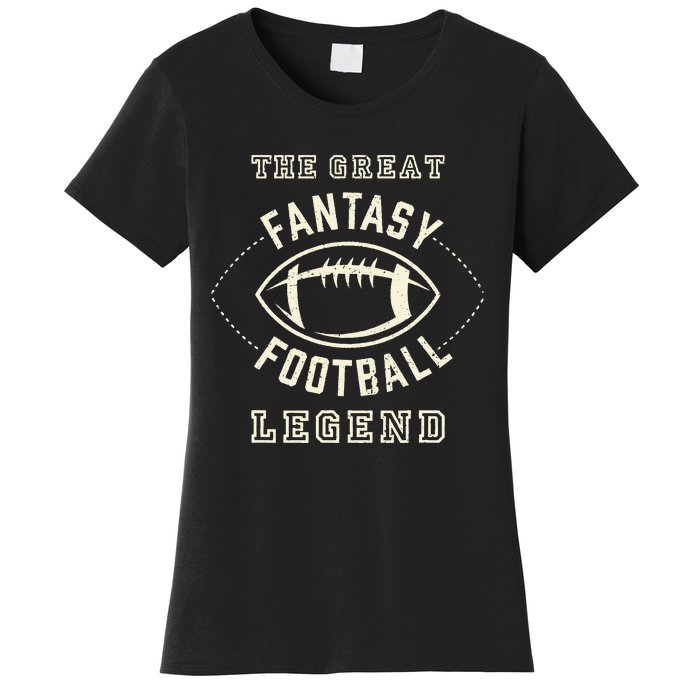 Distressed Fantasy Football Legend Women's T-Shirt