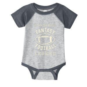 Distressed Fantasy Football Legend Infant Baby Jersey Bodysuit