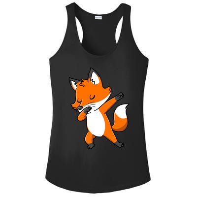 Dabbing Fox For Fox Lover Meaningful Gift Ladies PosiCharge Competitor Racerback Tank