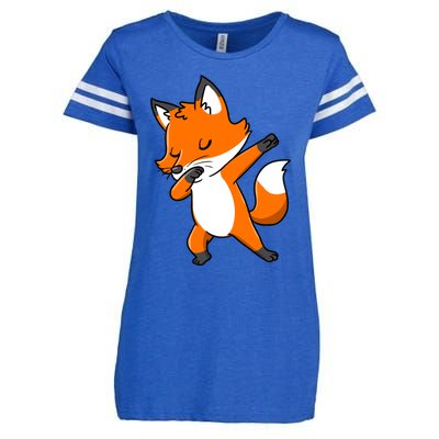 Dabbing Fox For Fox Lover Meaningful Gift Enza Ladies Jersey Football T-Shirt