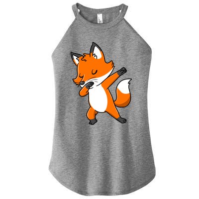 Dabbing Fox For Fox Lover Meaningful Gift Women’s Perfect Tri Rocker Tank