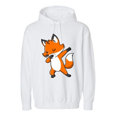 Dabbing Fox For Fox Lover Meaningful Gift Garment-Dyed Fleece Hoodie