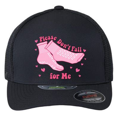 Dont Fall For Me Valentines Day Socks Pct Cna Funny Nurse Flexfit Unipanel Trucker Cap