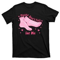 Dont Fall For Me Valentines Day Socks Pct Cna Funny Nurse T-Shirt