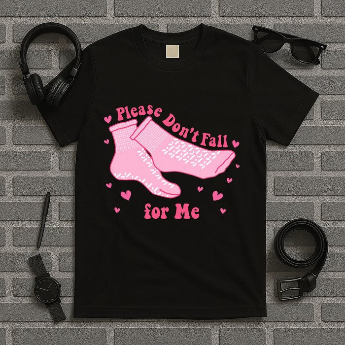 Dont Fall For Me Valentines Day Socks Pct Cna Funny Nurse T-Shirt