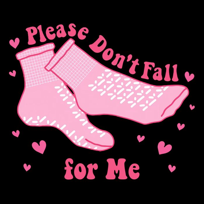 Dont Fall For Me Valentines Day Socks Pct Cna Funny Nurse T-Shirt