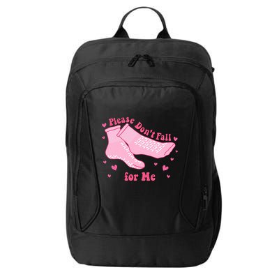 Dont Fall For Me Valentines Day Socks Pct Cna Funny Nurse City Backpack
