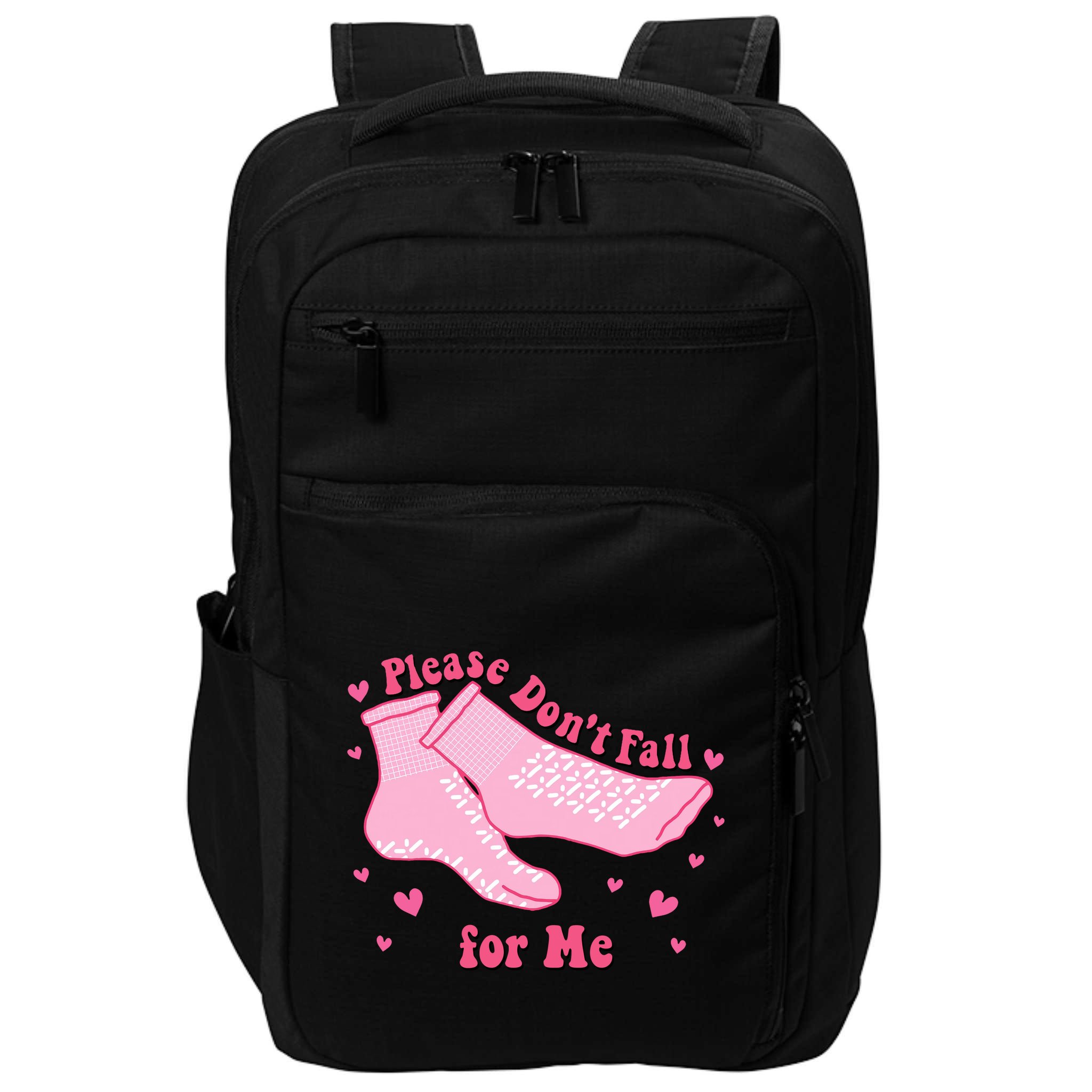 Dont Fall For Me Valentines Day Socks Pct Cna Funny Nurse Impact Tech Backpack