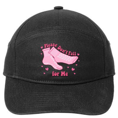 Dont Fall For Me Valentines Day Socks Pct Cna Funny Nurse 7-Panel Snapback Hat