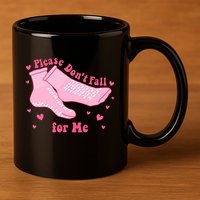 Dont Fall For Me Valentines Day Socks Pct Cna Funny Nurse 11oz C Handle Ceramic Mug