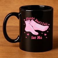 Dont Fall For Me Valentines Day Socks Pct Cna Funny Nurse 11oz C Handle Ceramic Mug