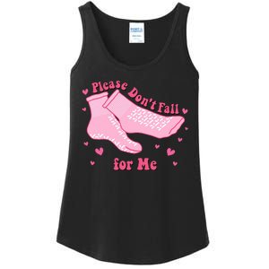 Dont Fall For Me Valentines Day Socks Pct Cna Funny Nurse Ladies Essential Tank