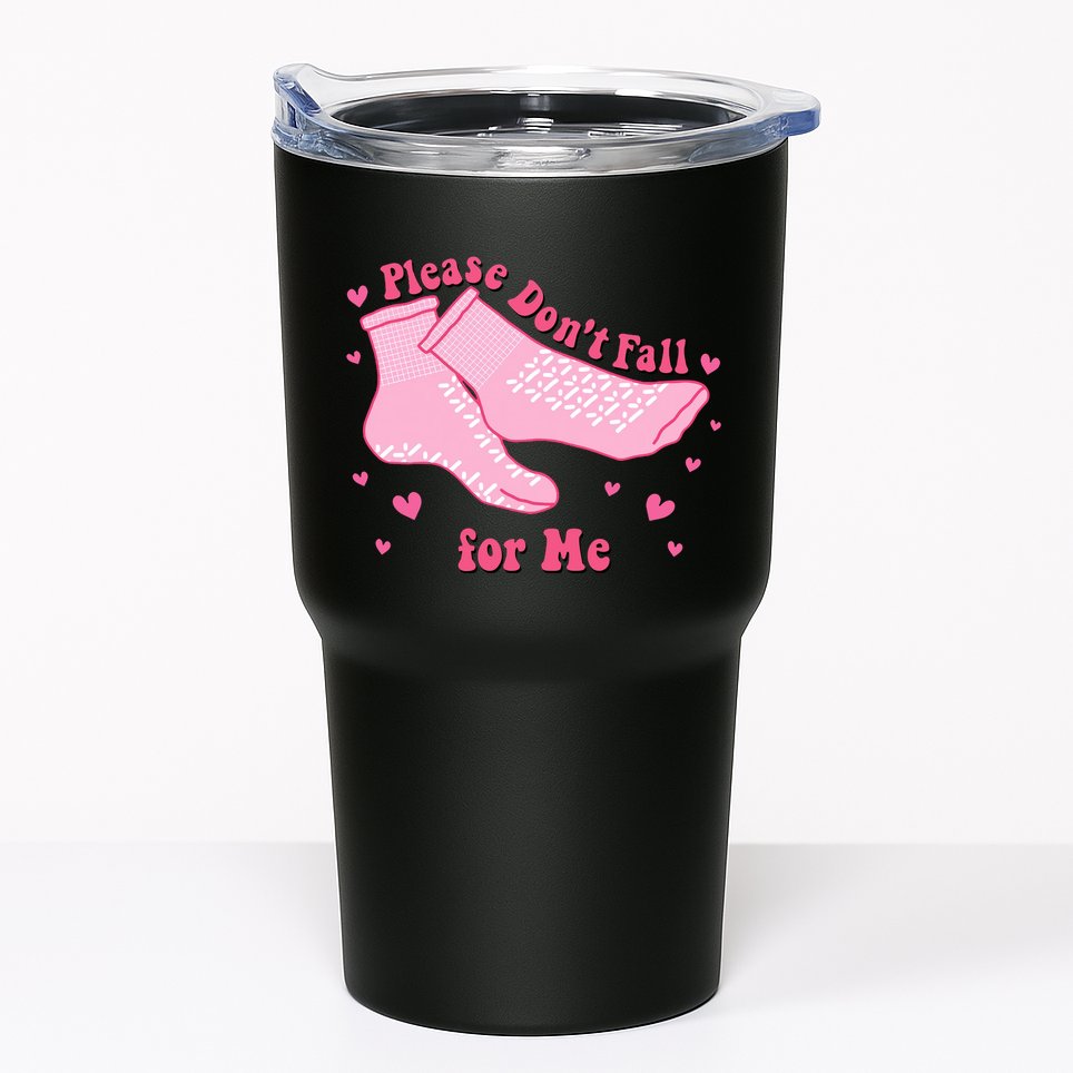 Dont Fall For Me Valentines Day Socks Pct Cna Funny Nurse Tumbler