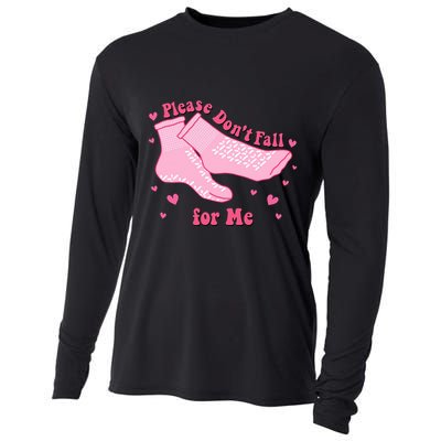 Dont Fall For Me Valentines Day Socks Pct Cna Funny Nurse Cooling Performance Long Sleeve Crew