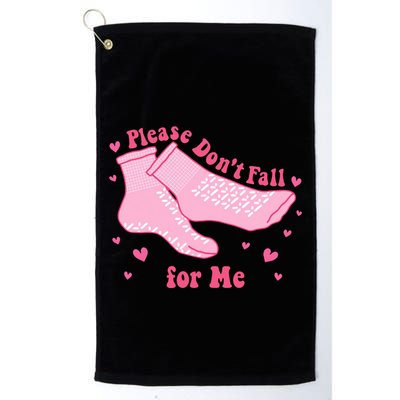 Dont Fall For Me Valentines Day Socks Pct Cna Funny Nurse Golf Towel