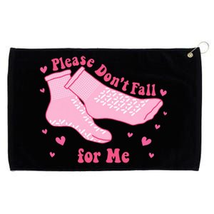 Dont Fall For Me Valentines Day Socks Pct Cna Funny Nurse Grommeted Golf Towel