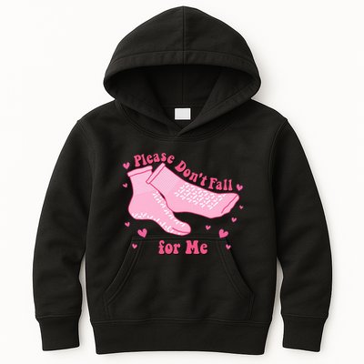 Dont Fall For Me Valentines Day Socks Pct Cna Funny Nurse Kids Hoodie
