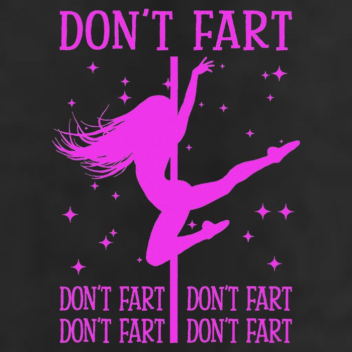 DonT Fart Funny Fitness Pole Dance Gifts Inappropriate 7 Panel Mesh Trucker Snapback Hat