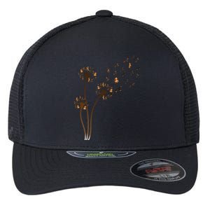 Dachshund Flower Fly Dandelion Funny Cute Dog Lover Great Gift Flexfit Unipanel Trucker Cap