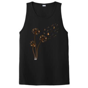 Dachshund Flower Fly Dandelion Funny Cute Dog Lover Great Gift PosiCharge Competitor Tank