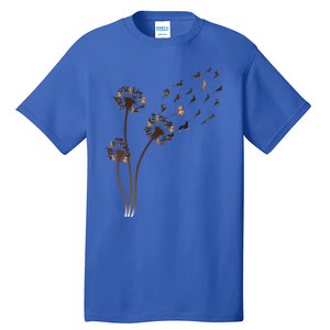 Dachshund Flower Fly Dandelion Funny Cute Dog Lover Great Gift Tall T-Shirt