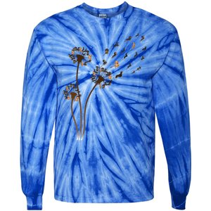 Dachshund Flower Fly Dandelion Funny Cute Dog Lover Great Gift Tie-Dye Long Sleeve Shirt