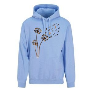 Dachshund Flower Fly Dandelion Funny Cute Dog Lover Great Gift Unisex Surf Hoodie