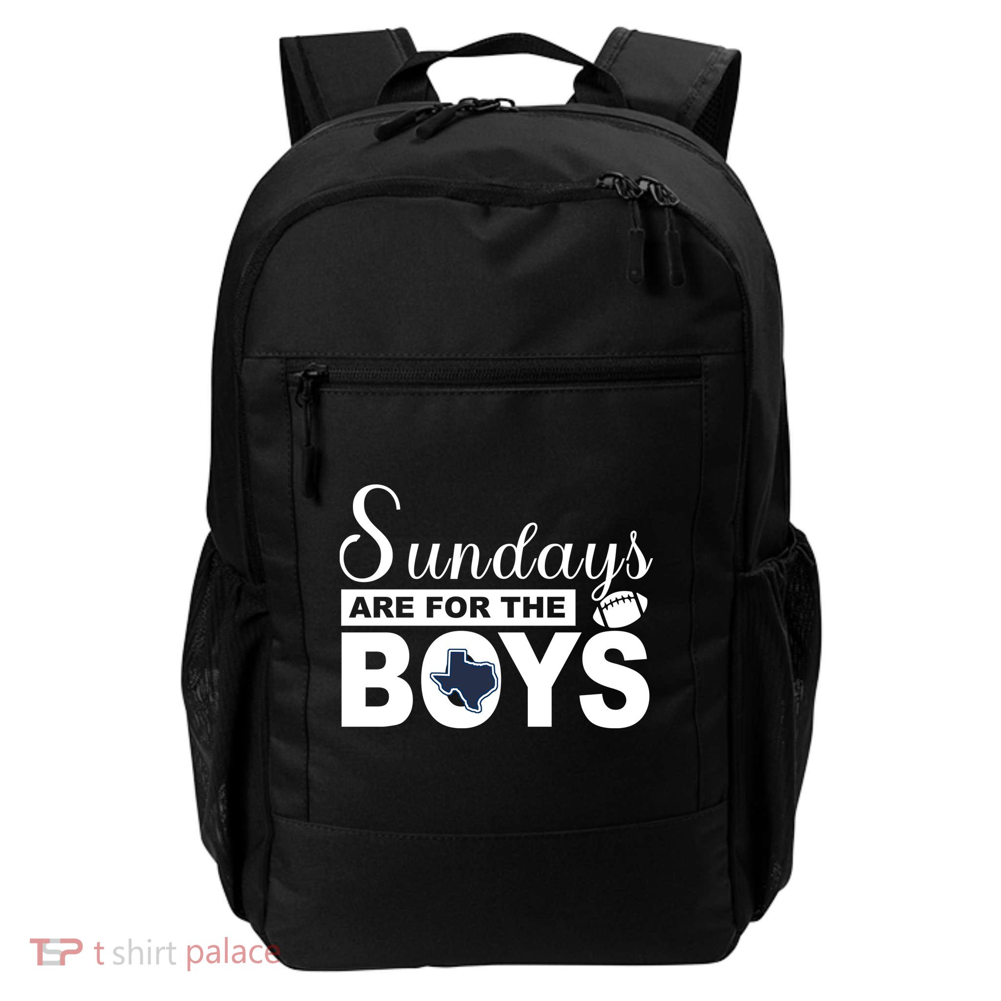 Dallas Football Fans Sundays Are For The Boys Backpack