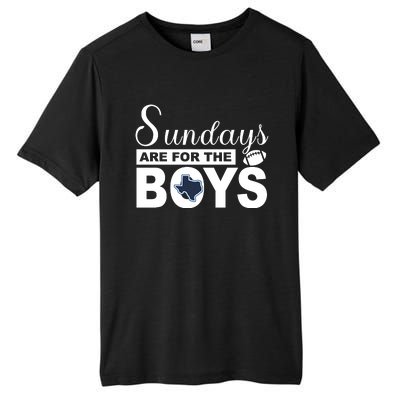 Dallas Football Fans Sundays Are For The Boys Tall Fusion ChromaSoft Performance T-Shirt