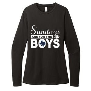 Dallas Football Fans Sundays Are For The Boys Womens CVC Long Sleeve Shirt