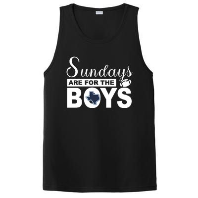 Dallas Football Fans Sundays Are For The Boys PosiCharge Competitor Tank