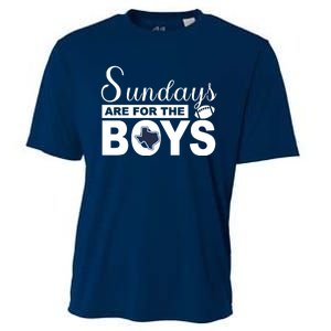 Dallas Football Fans Sundays Are For The Boys Cooling Performance Crew T-Shirt