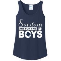 Dallas Football Fans Sundays Are For The Boys Ladies Essential Tank