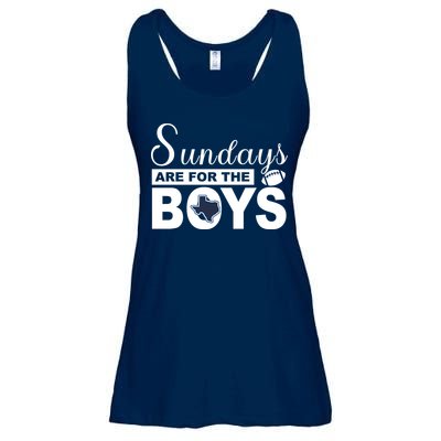 Dallas Football Fans Sundays Are For The Boys Ladies Essential Flowy Tank