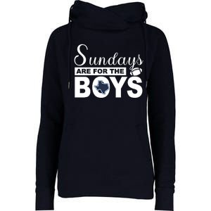 Dallas Football Fans Sundays Are For The Boys Womens Funnel Neck Pullover Hood