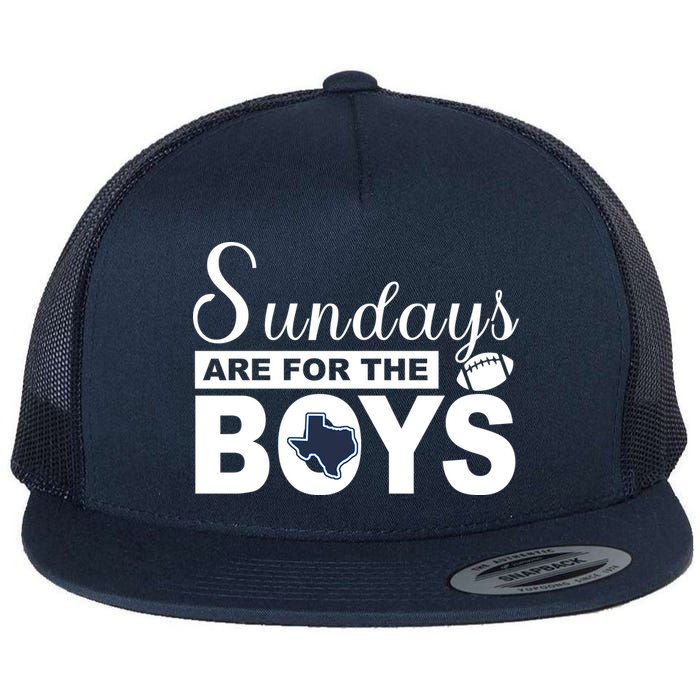 Dallas Football Fans Sundays Are For The Boys Flatbill Hat