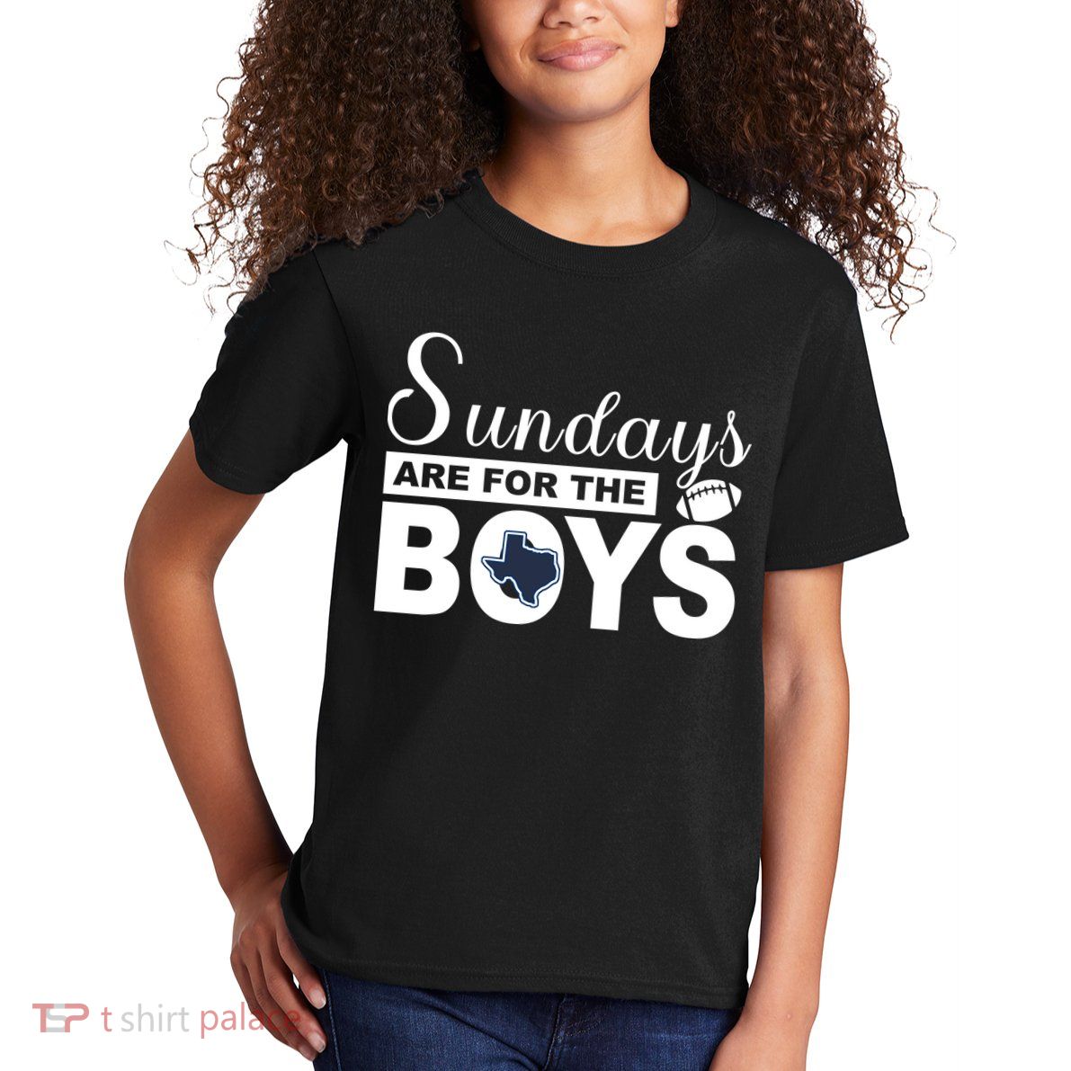 Dallas Football Fans Sundays Are For The Boys Kids T-Shirt