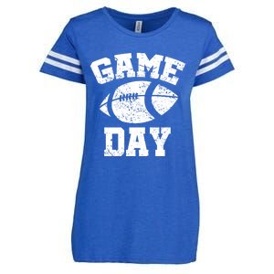 Distressed Football Game Day At College Or School Great Gift Enza Ladies Jersey Football T-Shirt