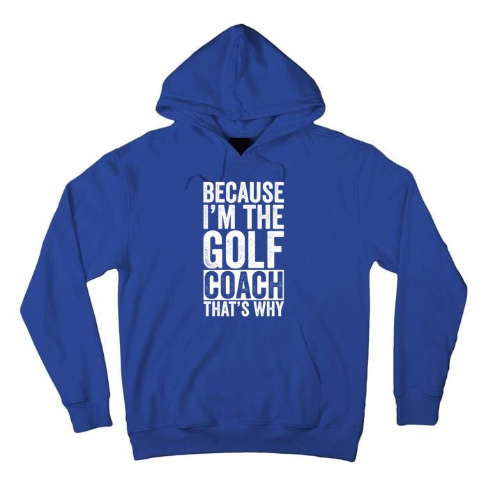 Design For Golf Coach Trainer Instructor Coaching Gift Tall Hoodie