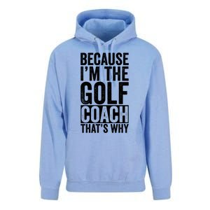 Design For Golf Coach Trainer Instructor Coaching Gift Unisex Surf Hoodie