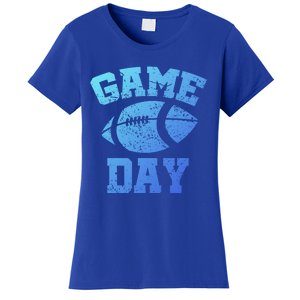 Distressed Football Game Day At College Or School Great Gift Women's T-Shirt