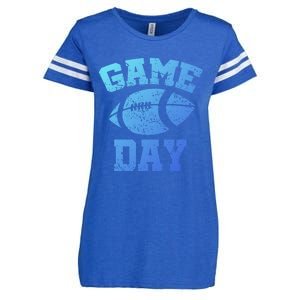 Distressed Football Game Day At College Or School Great Gift Enza Ladies Jersey Football T-Shirt