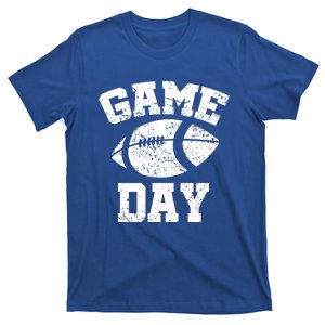 Distressed Football Game Day At College Or School Funny Gift T-Shirt