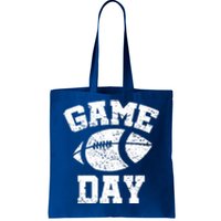 Distressed Football Game Day At College Or School Funny Gift Tote Bag