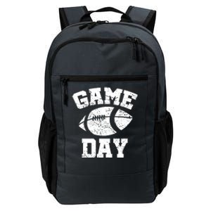 Distressed Football Game Day At College Or School Funny Gift Daily Commute Backpack