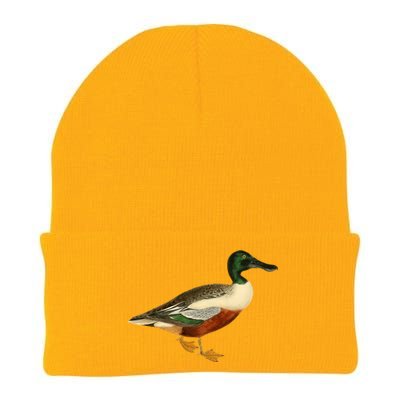 Duck Funny Gift Cute Shoveler Duck Vintage Duck Graphic Gift Knit Cap Winter Beanie