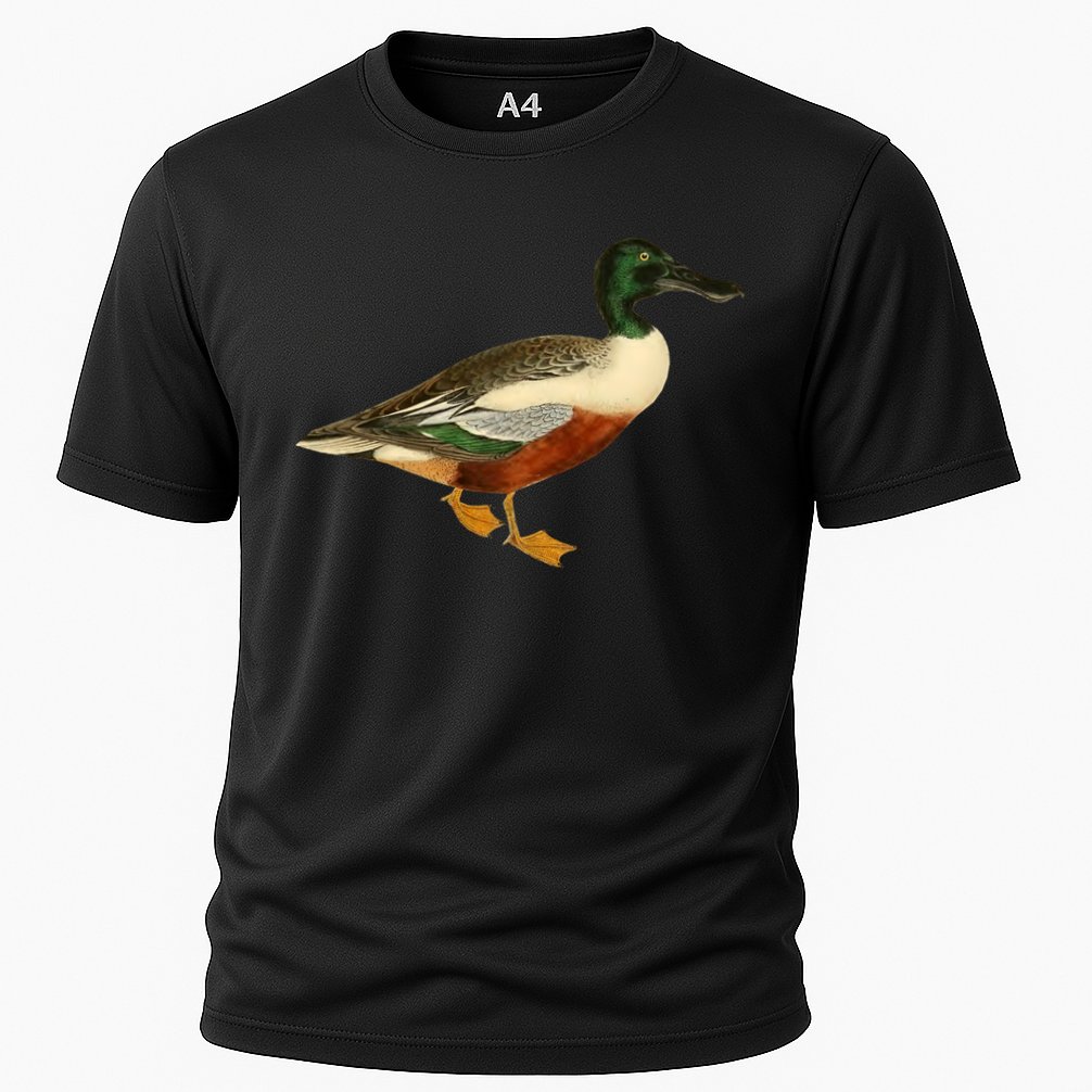 Duck Funny Gift Cute Shoveler Duck Vintage Duck Graphic Gift Cooling Performance Crew T-Shirt